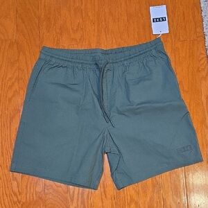 OKST Green Drawstring Shorts Size Large NWT